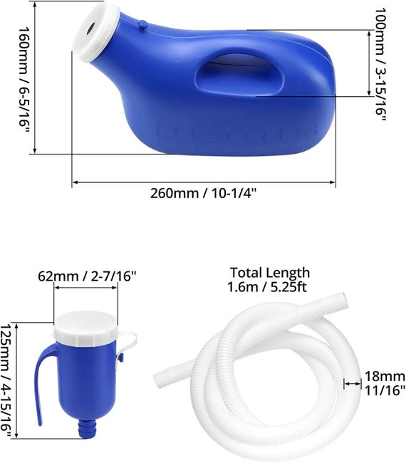 Bouteille d'urine pour hommes femmes bouteilles d'urine portables Bouteille d'urine pour hommes femmes bouteilles d'urine portables