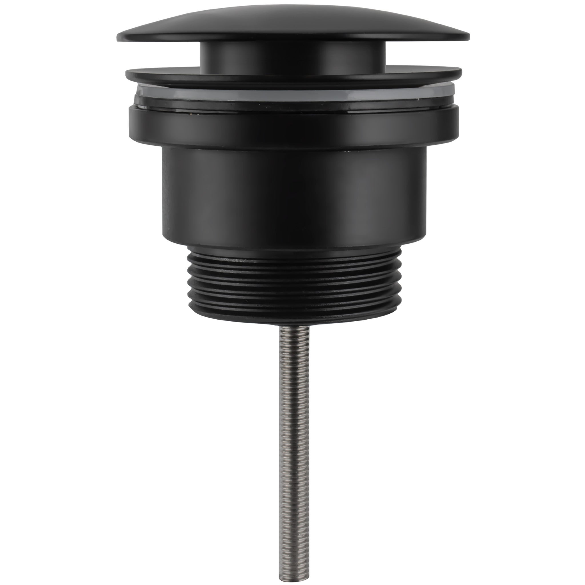 Valaz Robinet clic-clac pour lavabo ou bidet rond chromé - 3