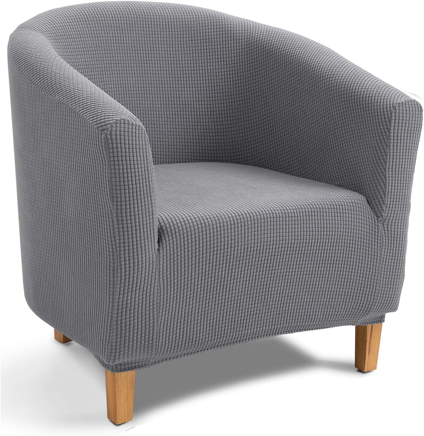 Pokrowiec na krzesło/prześcieradło kąpielowe z żakardu elastycznego (pokrowiec na krzesło kąpielowe, jasnoszary)