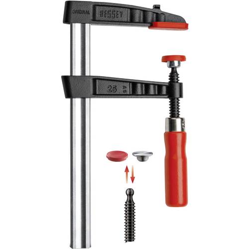Tornillo De Apriete De Fundición Maleable Con Empuñadura De Madera TG Tg30 Bessey