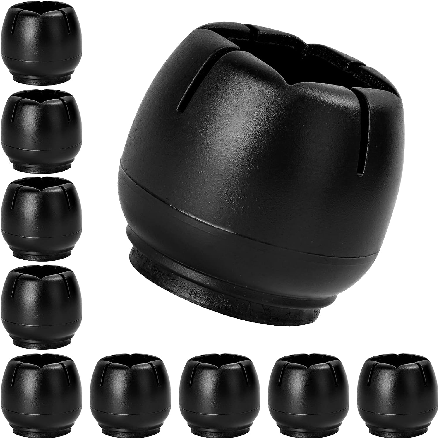 Lotto Di 16 Pattini In Silicone Per Mobili E Sedie | Trasparenti Antiscivolo E Anti-Rumore | Proteggi Pavimento Da Graffi | Adatti A Piedi Tondi E Quadrati