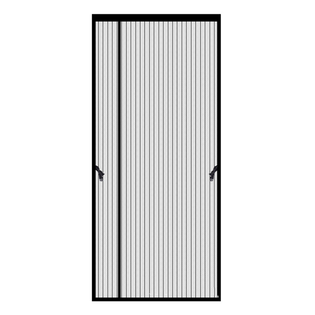 Zanzariera magnetica per porta, zanzariera, tenda a rete con telaio completo, fino a 100 cm x 210 cm