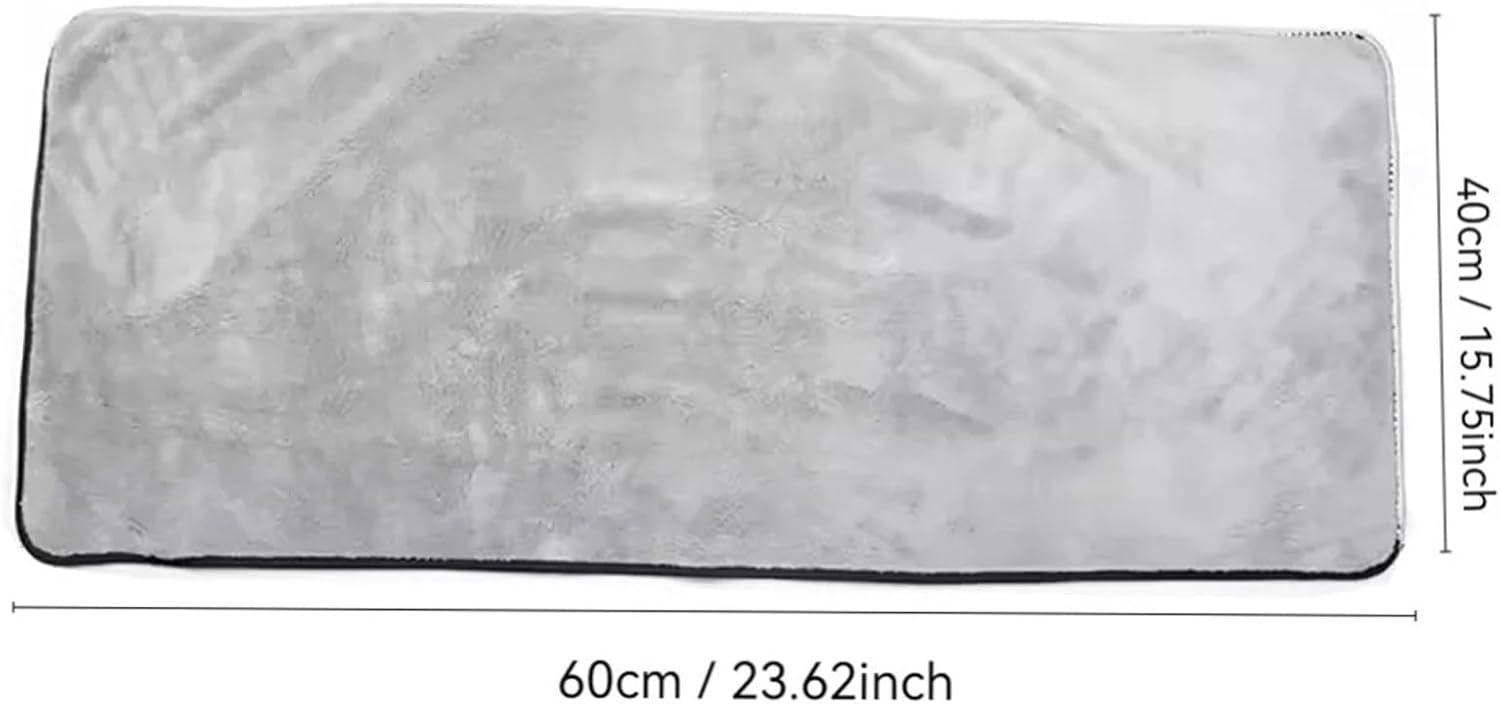 Chiffons de nettoyage de voiture en microfibre, Serviette de séchage de voiture ultra-épaisse améliorée Chiffon en microfibre 40x 60CM (paquet de 3) - 5