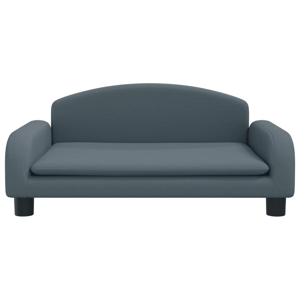 Maison Exclusive - Canapé pour enfants gris foncé 70x45x30 cm tissu - 3