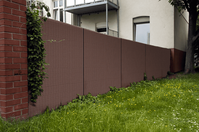 Brise-vue occultante résine tressée grillage clôture et balcon marron LG: 1M50 x HT: 1M50 - Concept Maison et Jardin