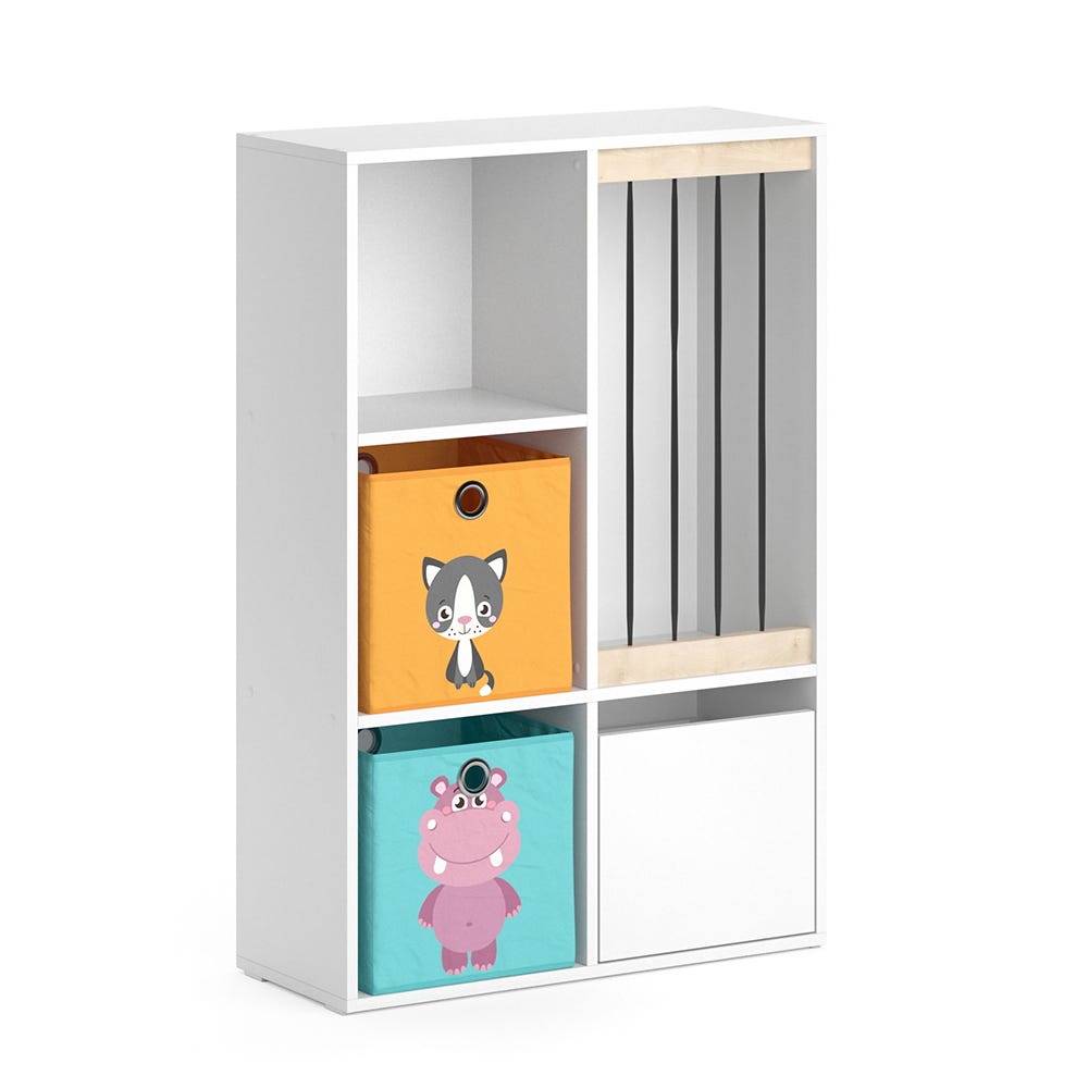 Vicco Bibliothèque Luigi, Blanc, 72x79cm - Leroy Merlin Vicco Bibliothèque Luigi, Blanc, 72x79cm - Leroy Merlin