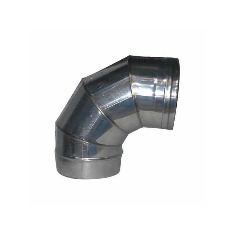 Coude Inox Secteurs 90° 18 Aile | Leroy Merlin