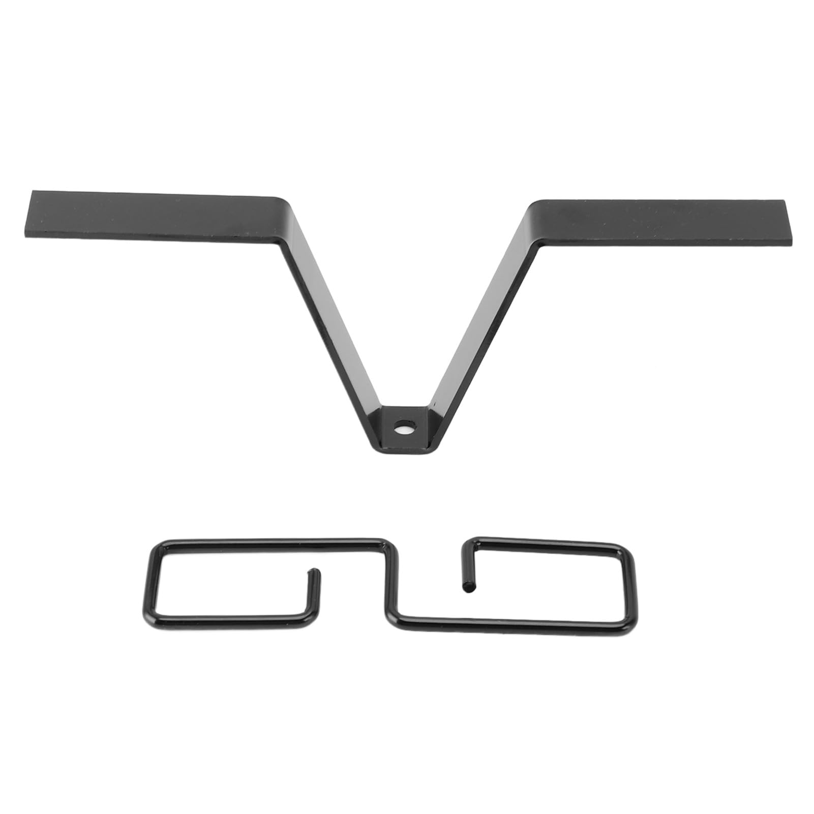 Chaînes De Pluie En V Pour Gouttières - Lot De 2 Avec Clip Adaptateur - Alliage Aluminium, Noir - Drainage Extérieur, Décoration Jardin