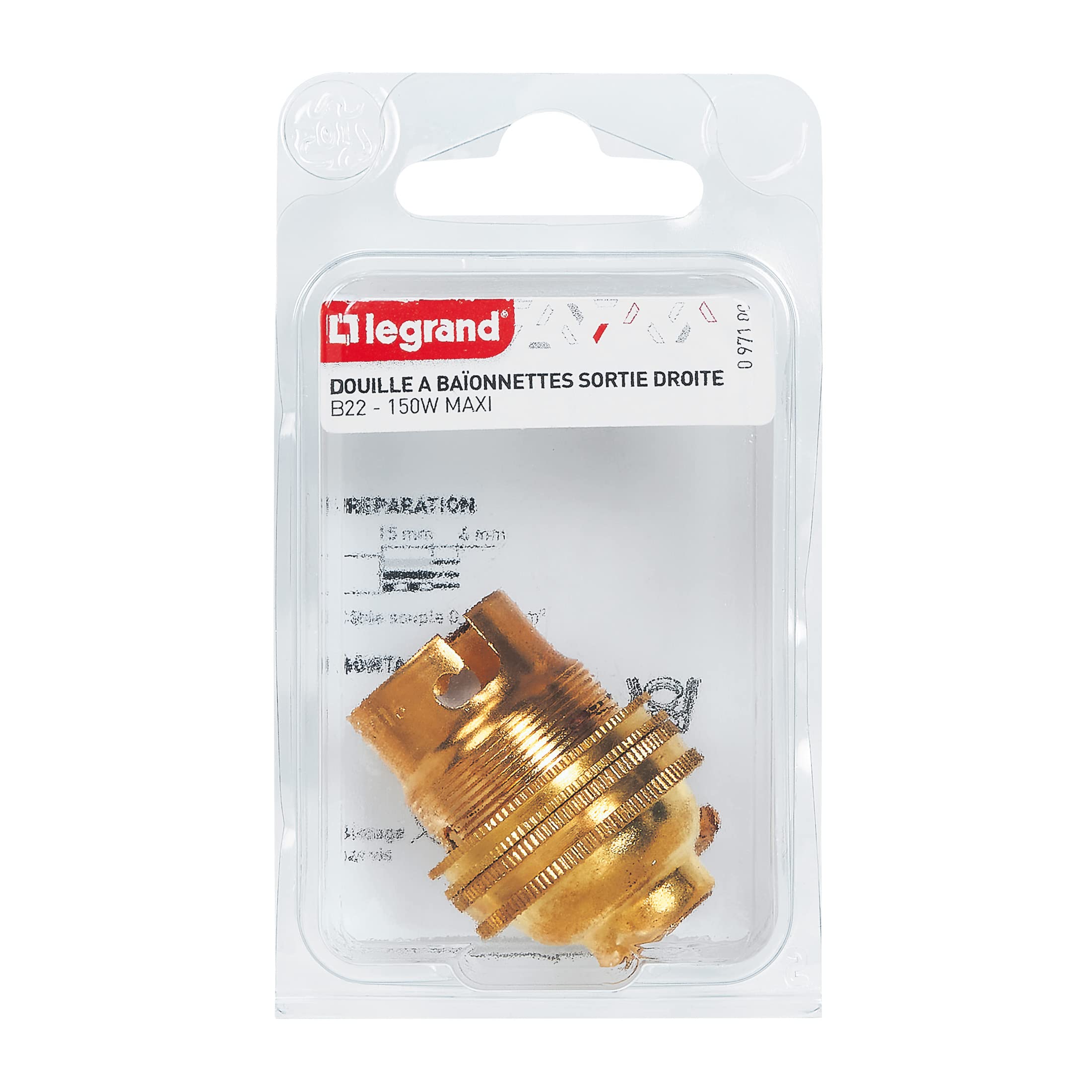 Douille B22 Legrand 97103 Acier Avec Bague Et Pas Fileté - 2