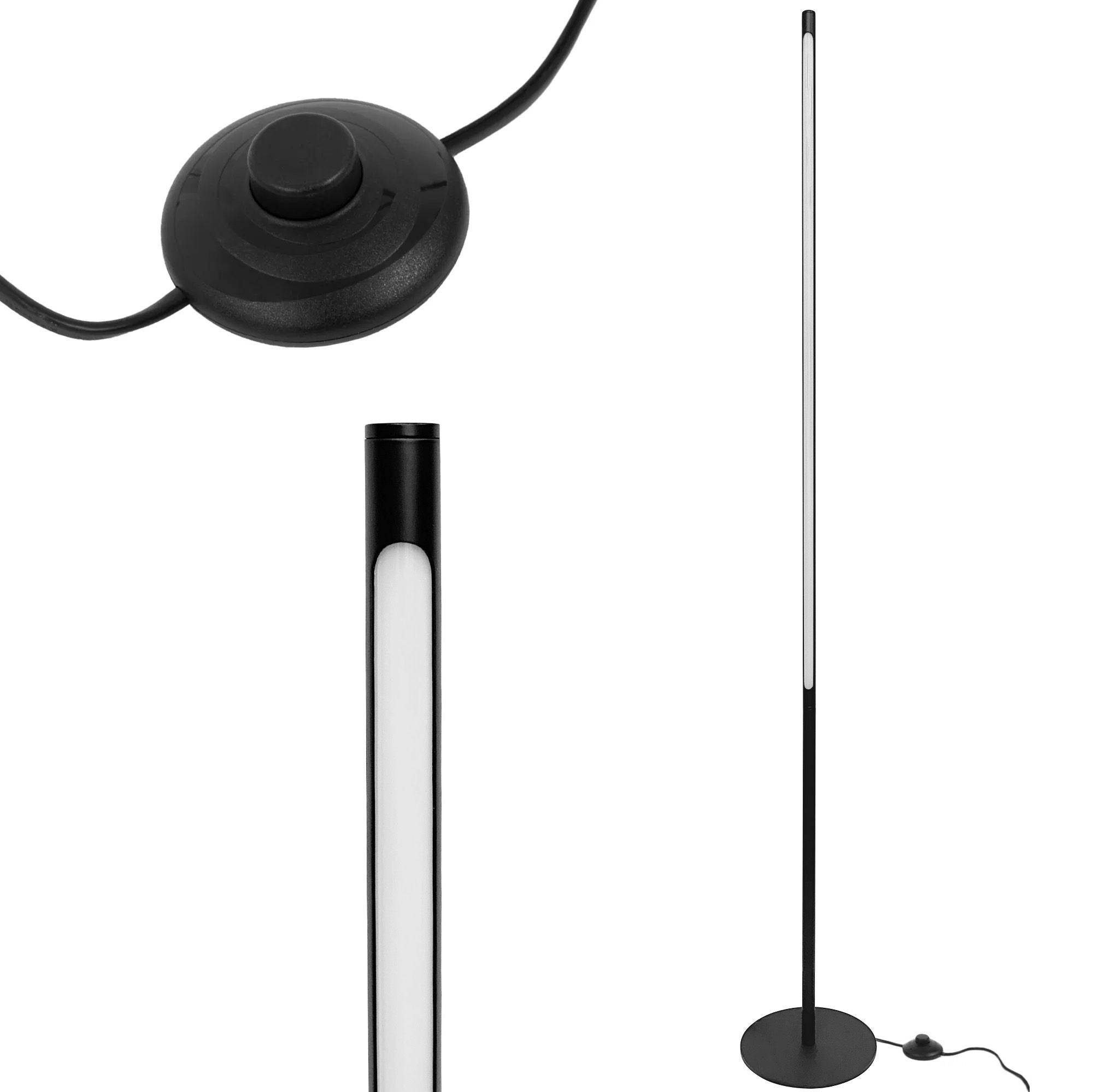 Lampe à Plumes Autoportante 1m70 - LED Rétro Cuivre Blanc - Élégance Vintage
