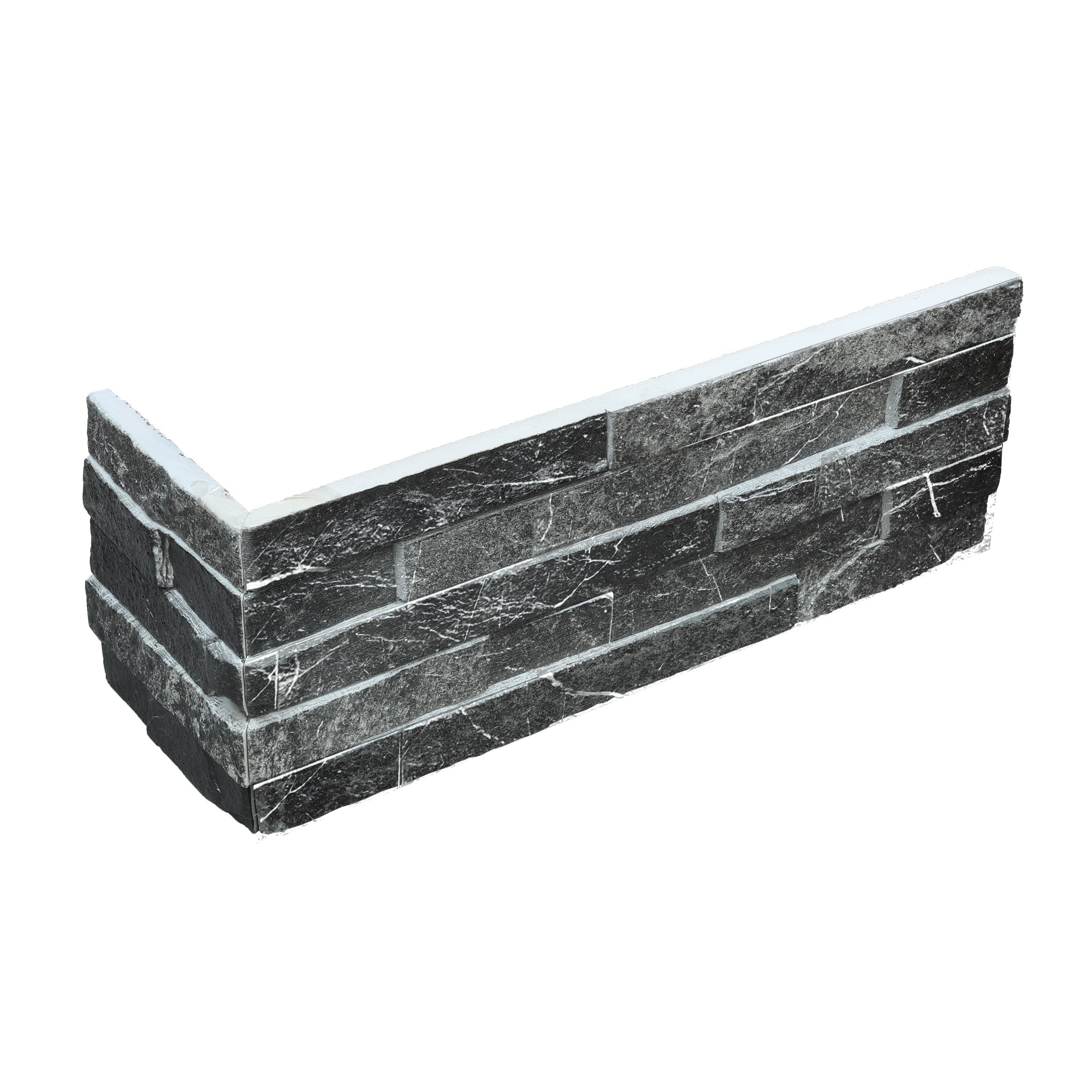 Kamień dekoracyjny Narożnik Maxstone NSE MONT BLANC BLACK 0,82 mb 1op.
