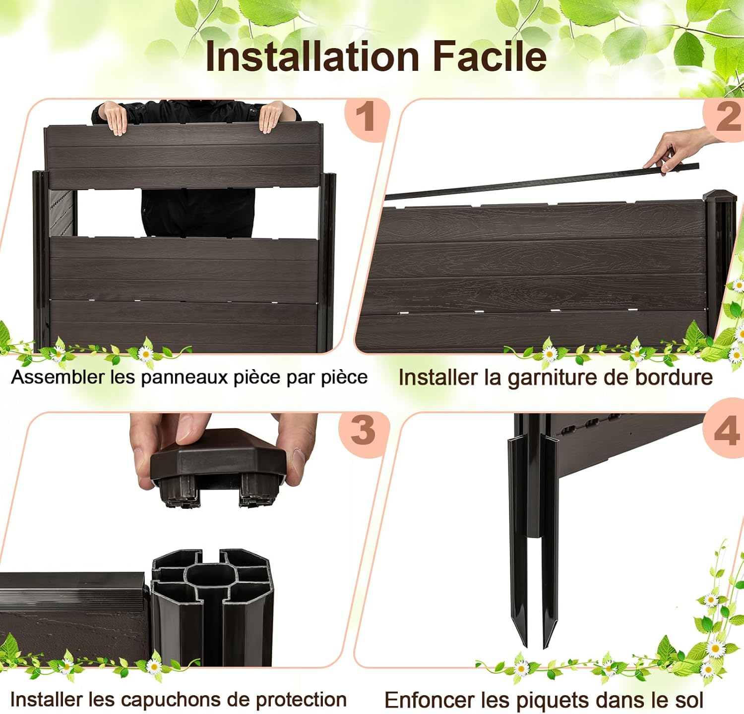 Cubre Balcon Rectangular Exterior Impermeable Prueba de Viento HDPE Resistente Mallas ocultacion para Exterior terraza Jardin al Aire Libre Gris Pardo 1x2m