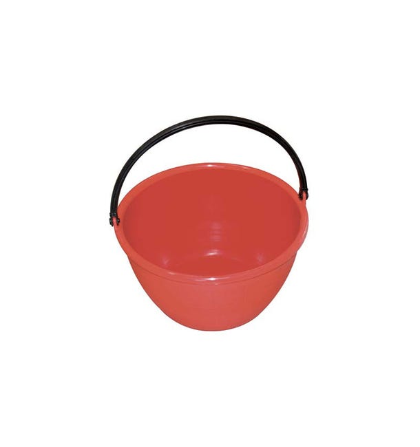 Lt Ppl CESTA RECOGEDOR REDONDA STEFANPLAST PPL ROJO 20 LT | Leroy Merlin