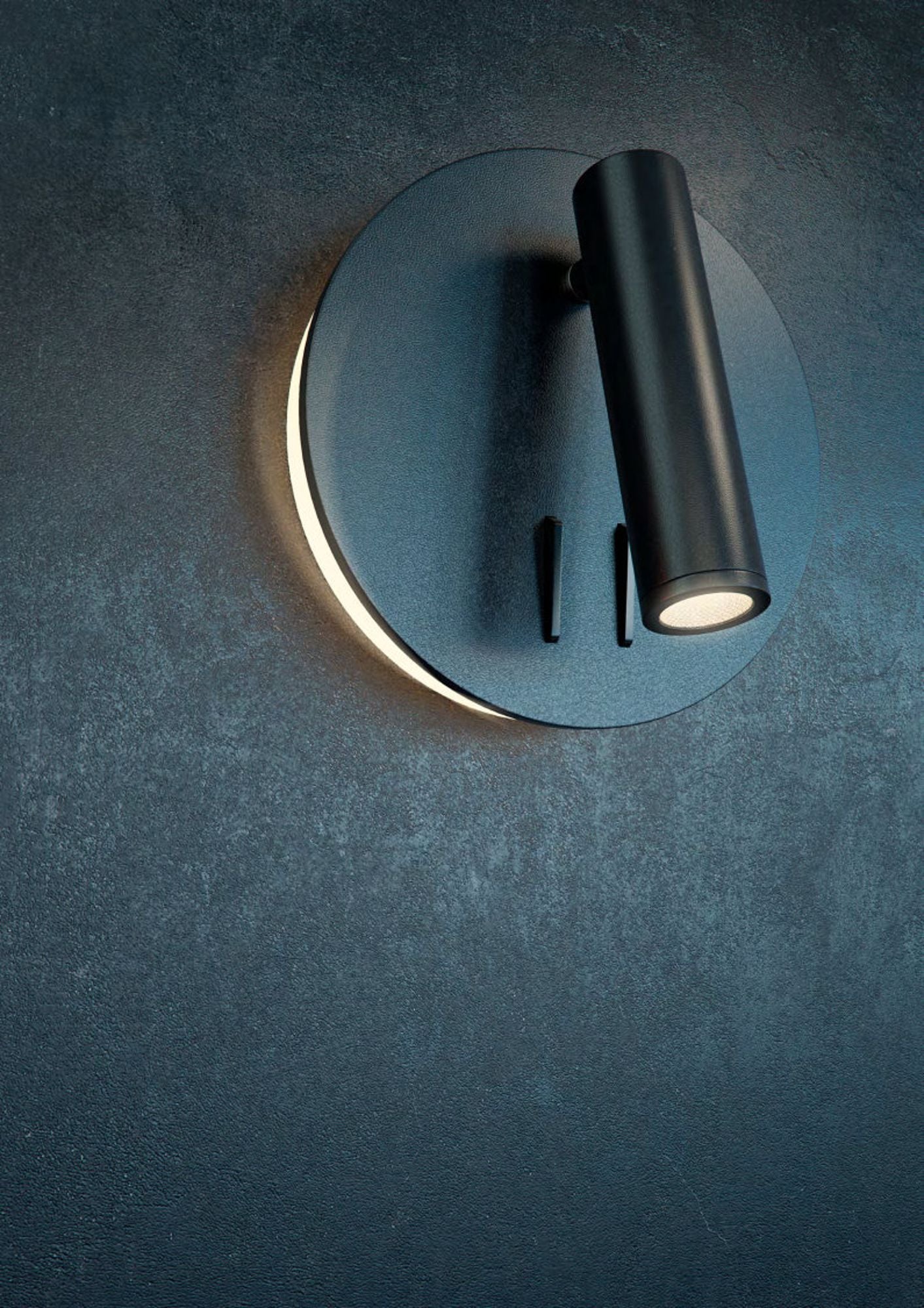 Lampada da parete Ios 176 Nero in Alluminio IP 20 AC 220-240 per interni, ufficio, casa, salotto, corridoio 3000K 1x9W, lamp. non incl. - 6