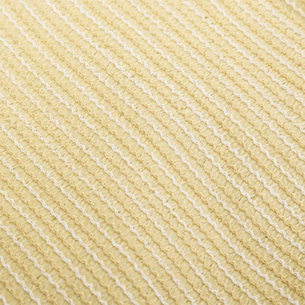 Vela ombreggiante 160 g/m² beige 4 x 5 x 5 m HDPE 02_0008983 - 3