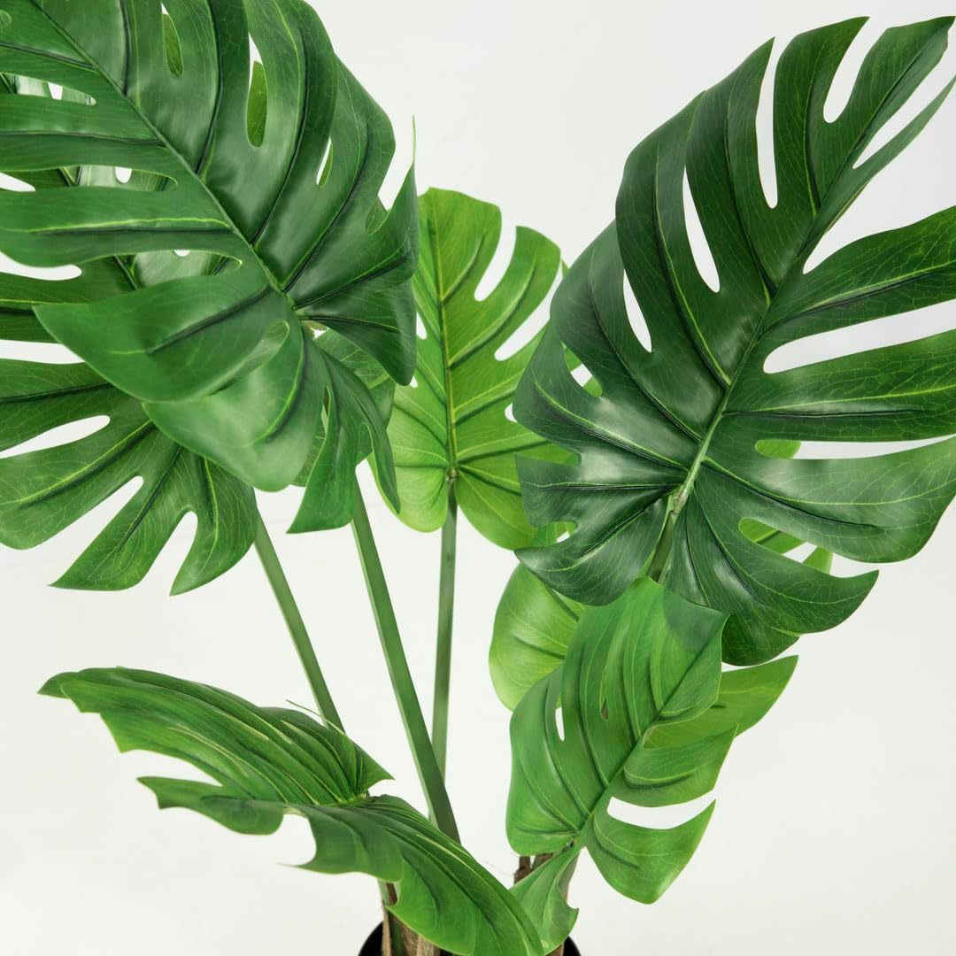 Planta Artificial Monstera 120 cm – Costilla de Adán Realista y Decorativa - Valyria Home - 2