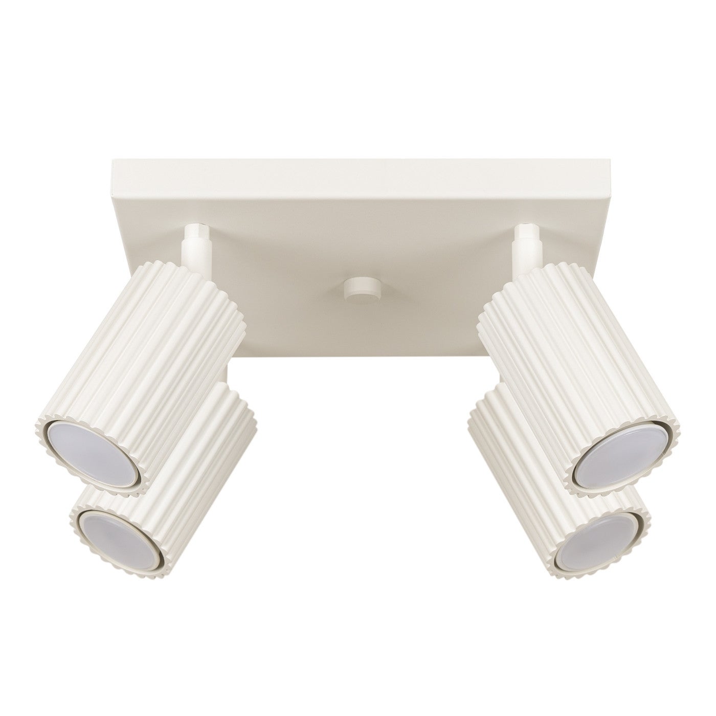 Reflektor sufitowy spot natynkowy Karbon kwadratowy beżowy 4xGU10x10W wym: 16,5 x 25 x 25 cm aluminium Sollux Lighting