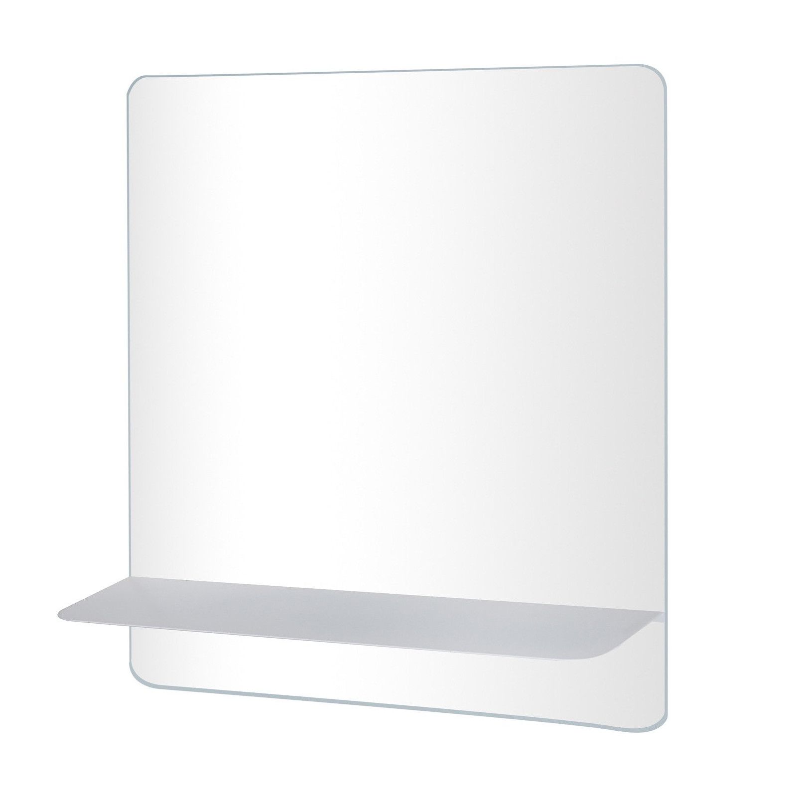 Miroir rectangulaire SORRENTO avec tablette en métal - 6