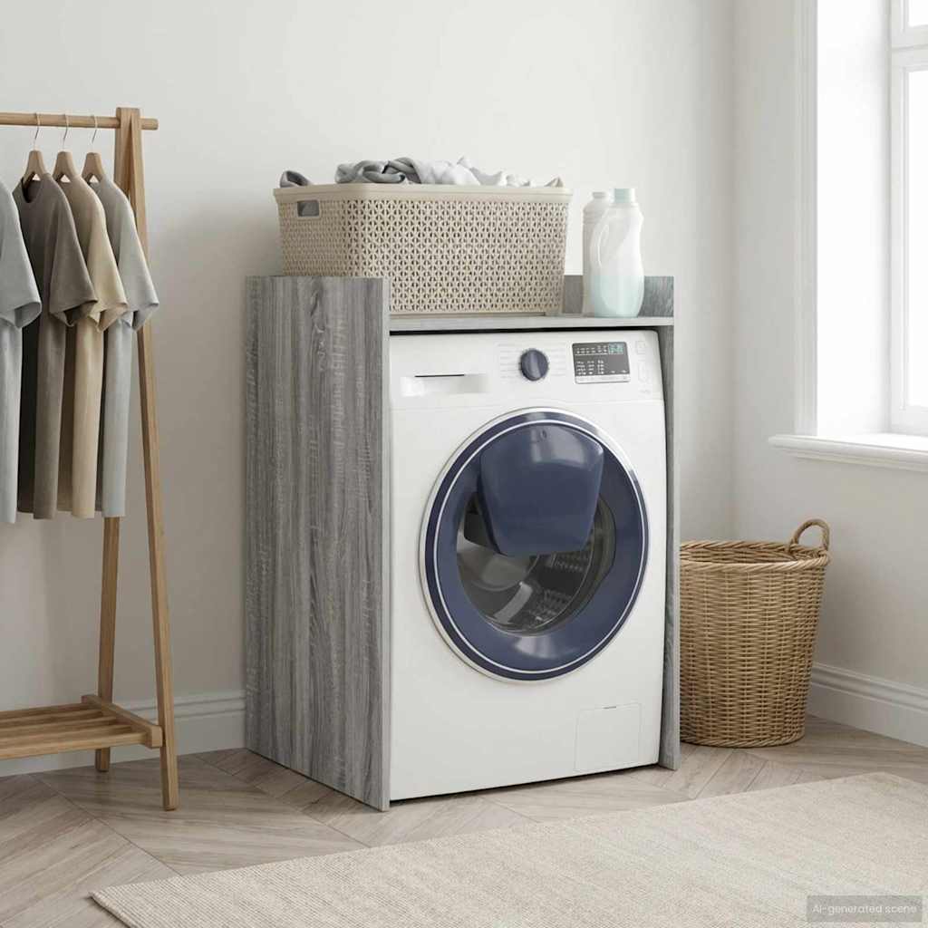 Armoire pour machine à laver Gris 67,5 x 62 x 97 cm | Leroy Merlin