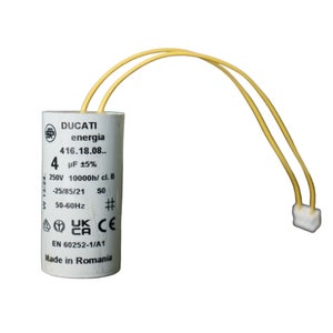 Condensateur 4μF Pour Moteur Volet Roulant Bubendorff - Pièce De Rechange Avec Connecteur, Haute Durabilité 10 000h