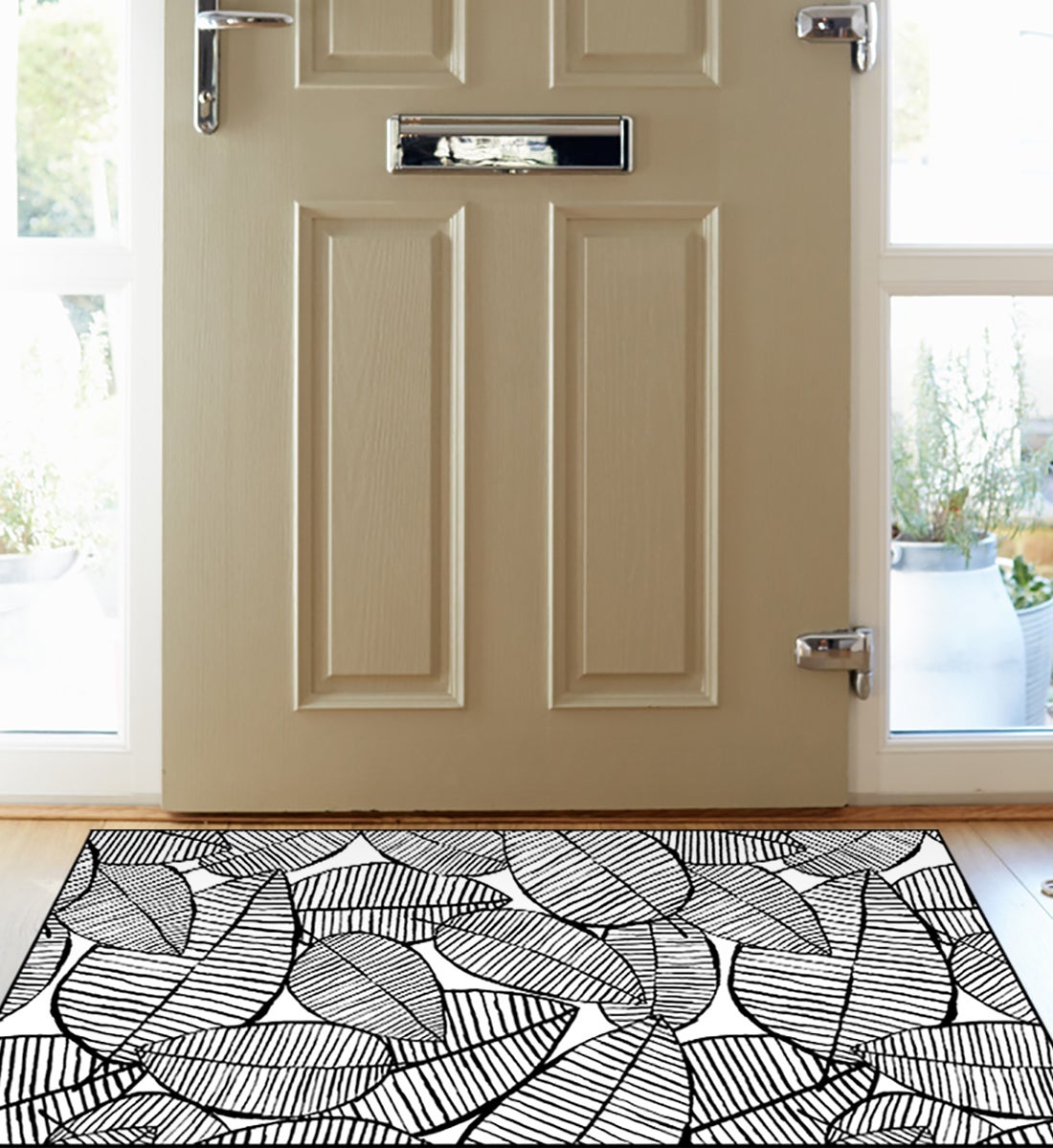 Tappeto antiscivolo in vinile Hawai 66x100 cm - PVC stampato, lavabile, ignifugo, per salotto e cucina - 3