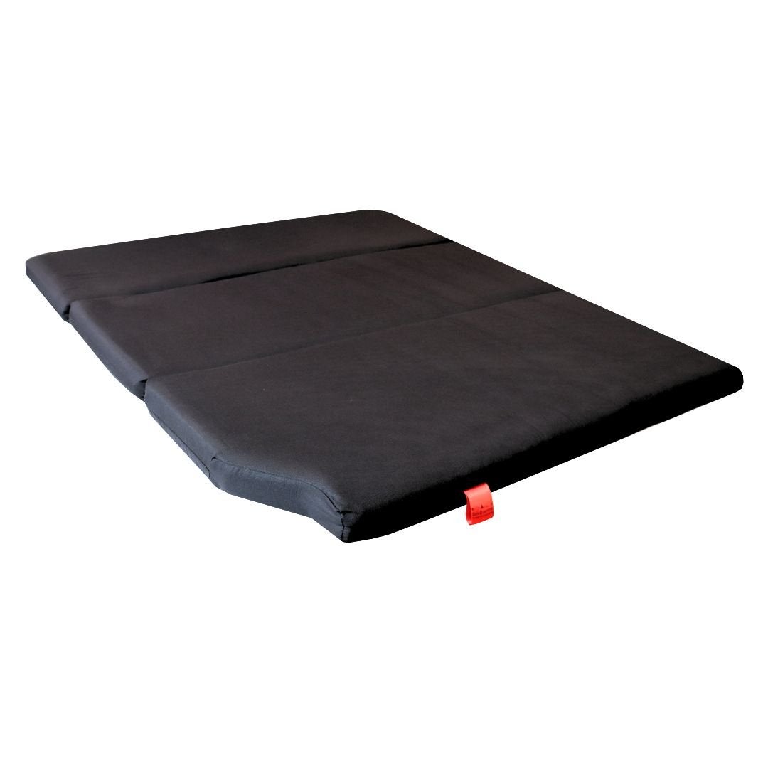 Cama camper mercedes vito w639 con muebles - 8cm de grosor con hr 25kg/m3 y 6cm de viscoelásticaa - negro