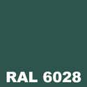 Peinture Mur Exterieur - Vert pin - RAL 6028 - 1 L - Métaltop | Leroy ...
