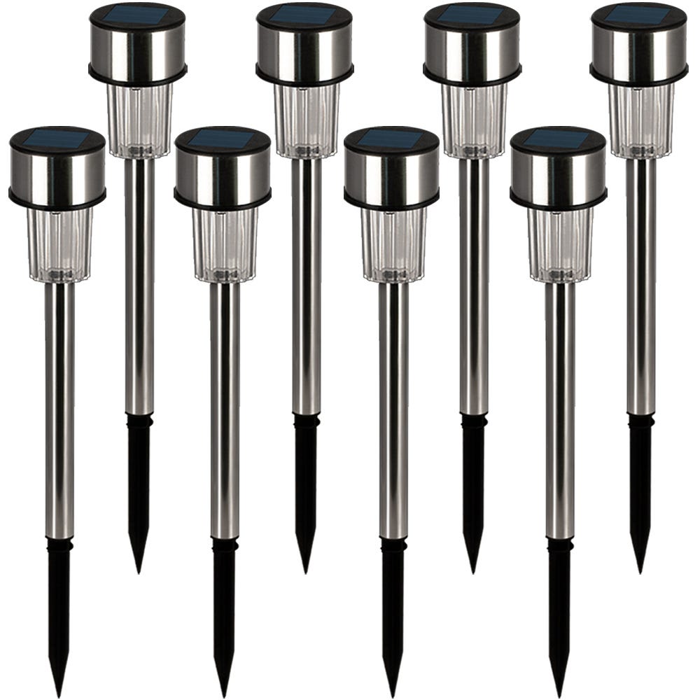 ASMAD Lot de 6 lampes solaires de jardin à 48 LED, lumières de Noël pour décoration de Noël, luciole pour terrasse, allée, décoration extérieure ASMAD Lot de 6 lampes solaires de jardin à 48 LED, lumières de Noël pour décoration de Noël, luciole pour terrasse, allée, décoration extérieure