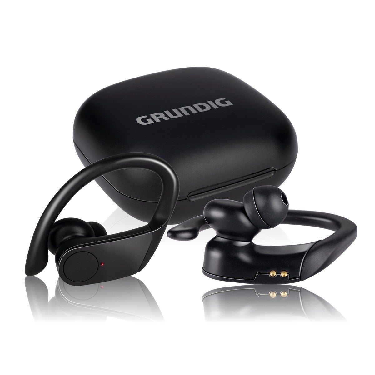 Grundig Auriculares Inalámbricos Deportivos Bluetooth Con Estuche Negro , Leroy Merlin