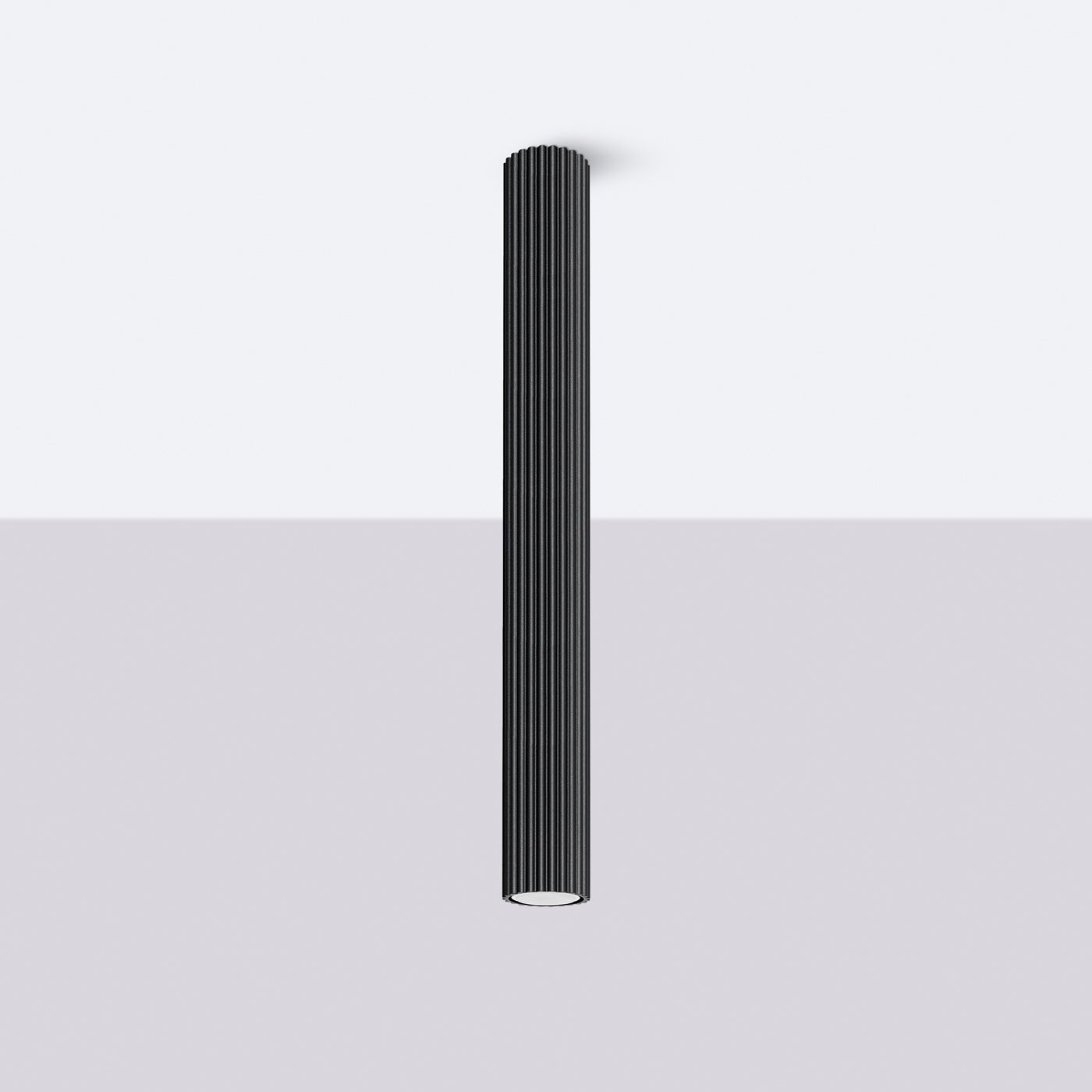 Plafon GLOOW 60 czarny LED 4000K - 6.5x6.5x60cm Sollux