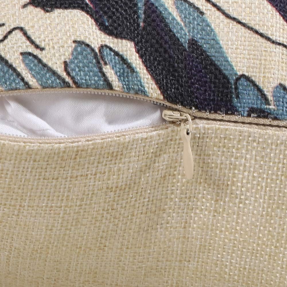 Housse de Coussin Japonais MT. Fuji Ukiyo-e en Taie d'oreiller Canapé Voiture Maison Lit Décor 45 x 45cm, Ensemble de 4 pièces - 3