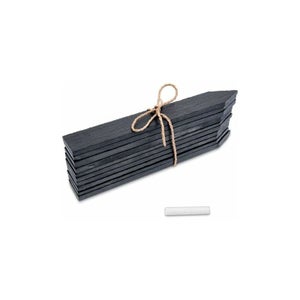 20 Marcatori Da Giardino Con Bandierina 30 Cm – Etichette Colorate Per Piante E Fiori, Impermeabili, Gialle, Per Irrigazione E Decorazione - Foto 2