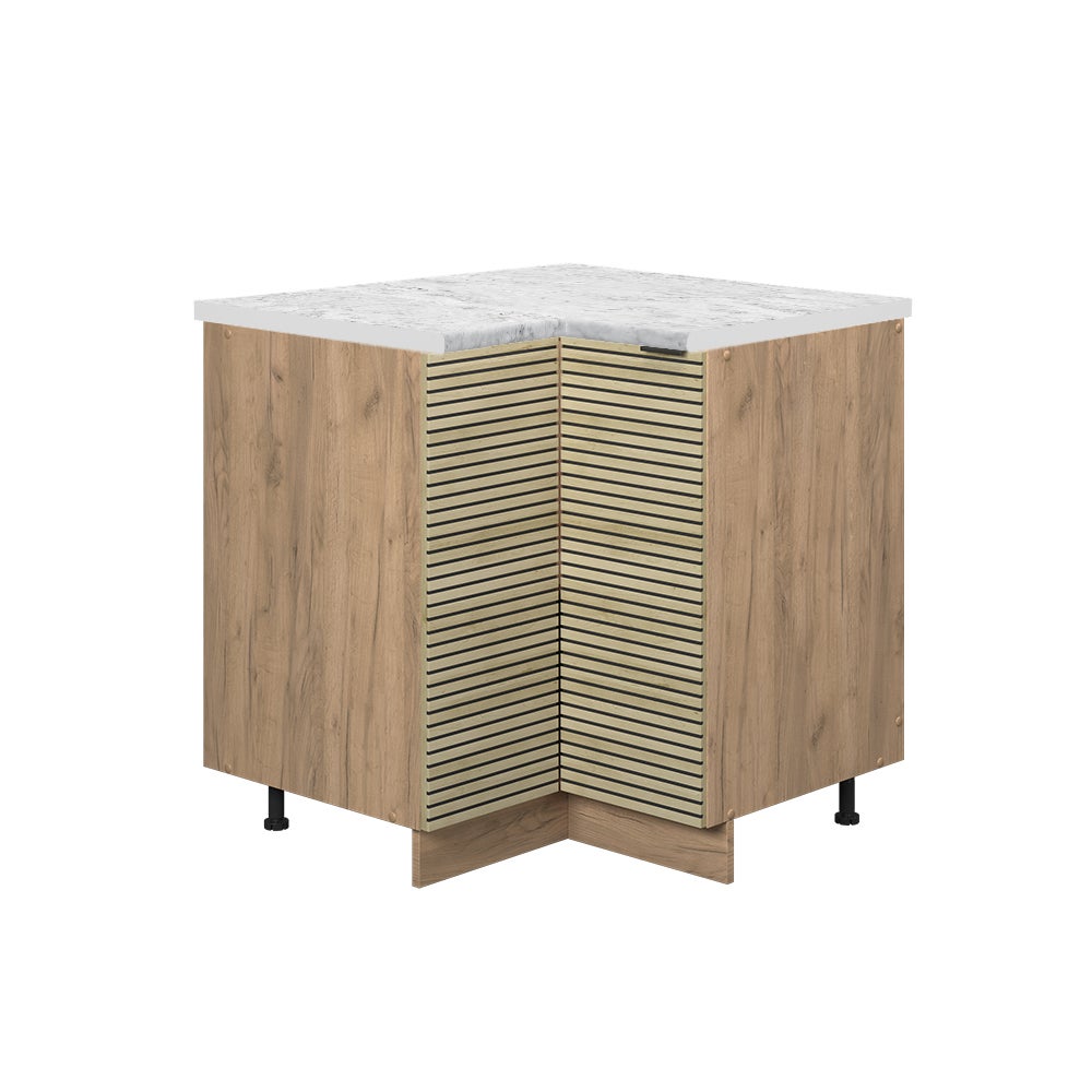 Vicco Szafka narożna Fame-Line, Panel dębowy, 80.5 cm , BP Marmur