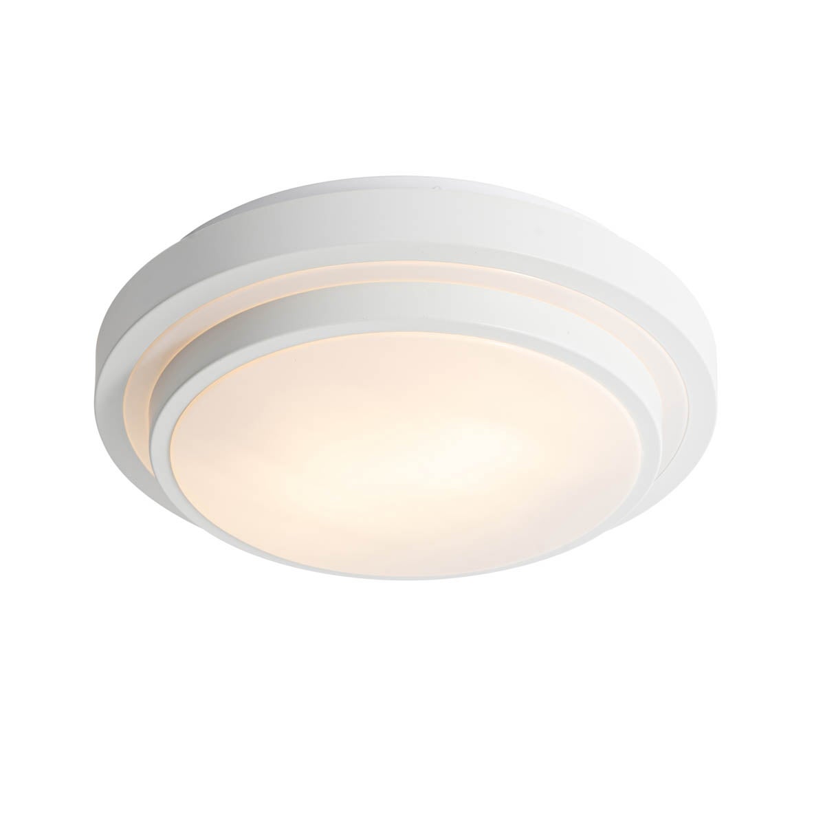 Nowoczesna lampa sufitowa biała 35 cm IP44 - Walden