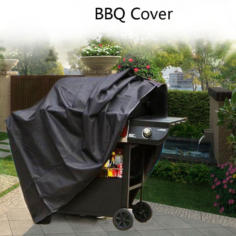 Copertura per barbecue, copertura per barbecue da esterno, copertura impermeabile per barbecue Weber, Brinkmann, Char Broil e altri, tessuto Oxford 210D resistente e anti-UV (80 x 66 x 100 cm