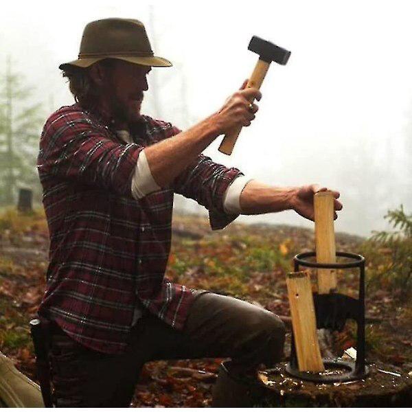 Fendeur de bois Fendeur de bois robuste Fonte Protocole manuel Fend le bois 19,2 cm X10.07cm - 5