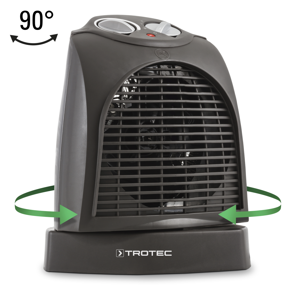 Trotec Radiateur Soufflant Tfh 22 E, 1000 W / 2000 W chauffage d'appoint chauffage électrique - 3