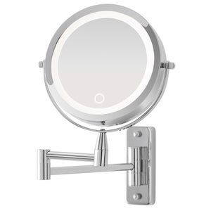 Specchio Riscaldato Luce Specchio Da Doccia Antiappannante Con Luce - 23x17. 5cm, Riscaldato, Dimmerabile, Con Vassoio Specchio Barba Led - 4