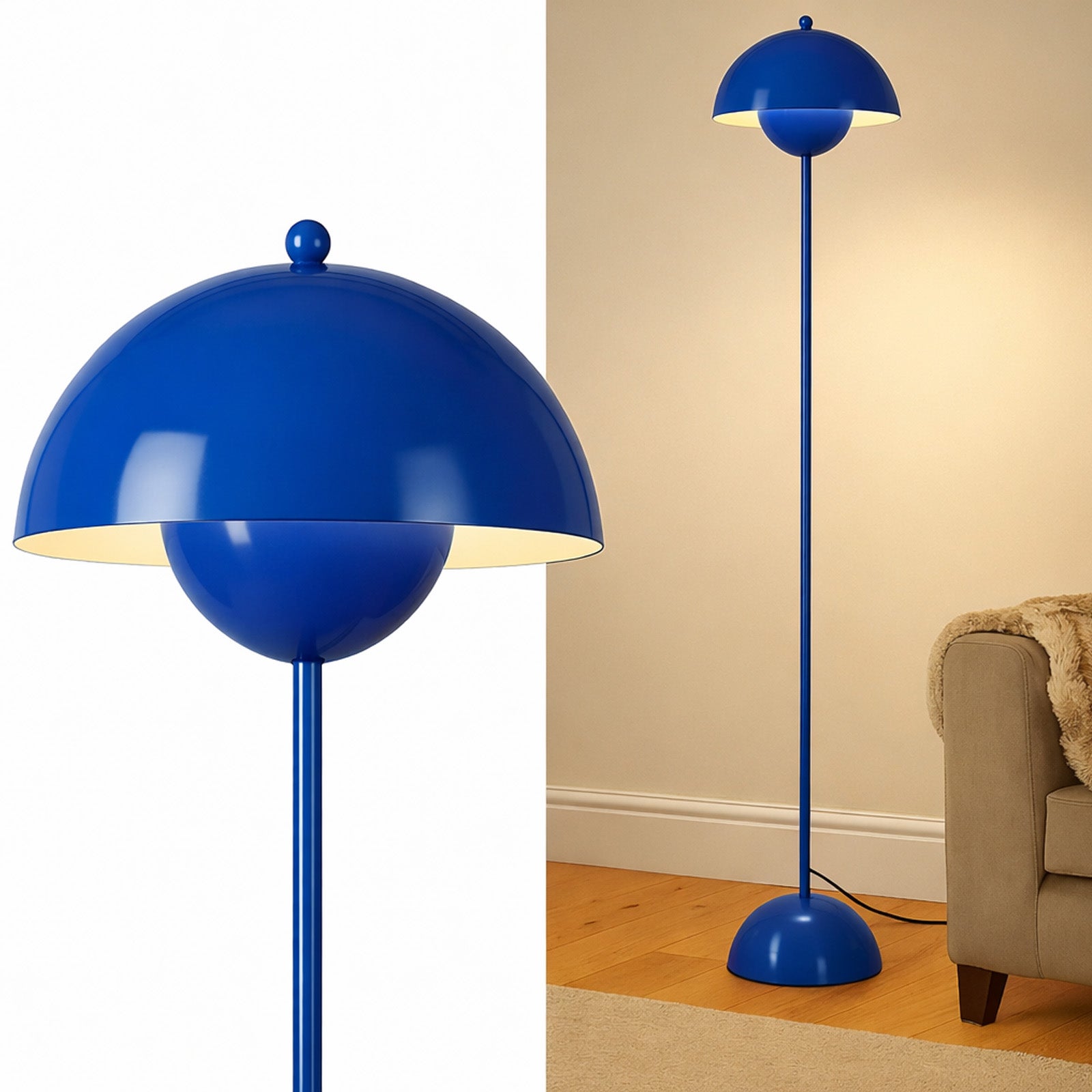 Lot De 10 Ampoules Décoratives E27 15W Bleues – Forme Boule P45, Dimmable – Neuf Sous Emballage