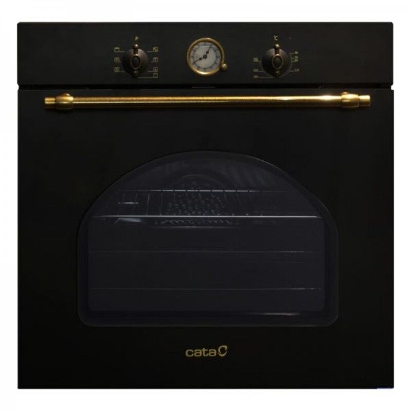 Horno 45 Cm Horno Multifunción Cata MES 8007 X - 80L Con 7 Programas, Puerta Full Glass Y Sistema Aquasmart Horno CATA 80 Litros 7 Programas Convección Puerta Cristal