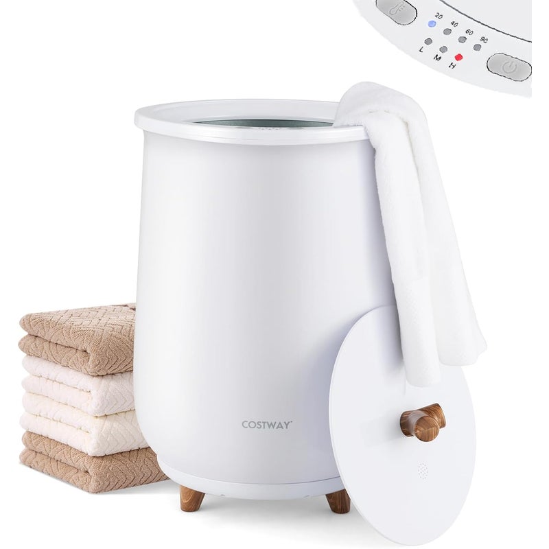 Podgrzewacz do ręczników 23 l z 3 stopniami ogrzewania, timer 20/40/60/90-minutowy, wiadro grzewcze na ręczniki, 34 x 54 cm