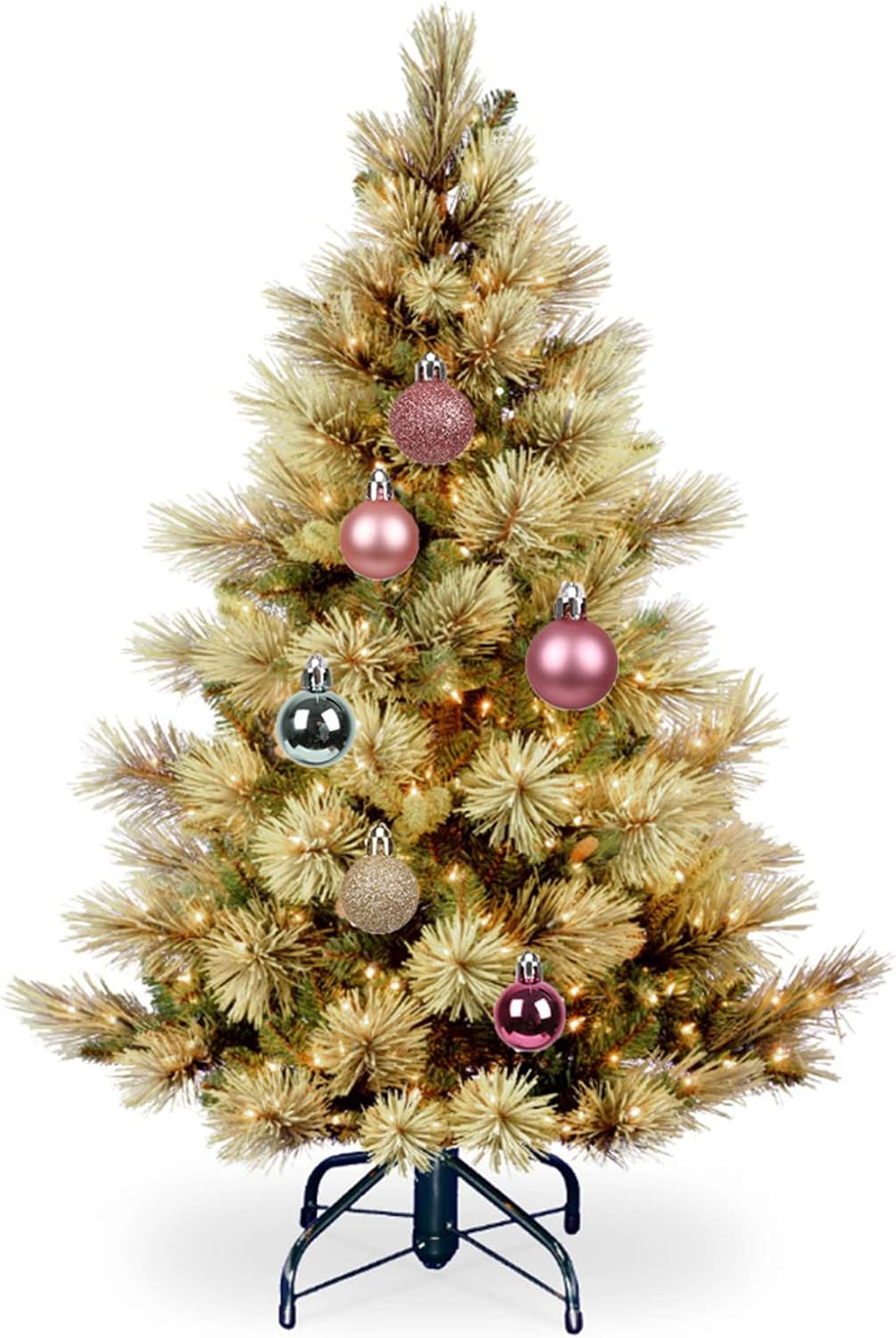 Conjunto de 49 enfeites para árvores de Natal, Conjunto de bolas de Natal, Pingentes para árvores de Natal, Presente de Natal, Decorações de Natal - 2