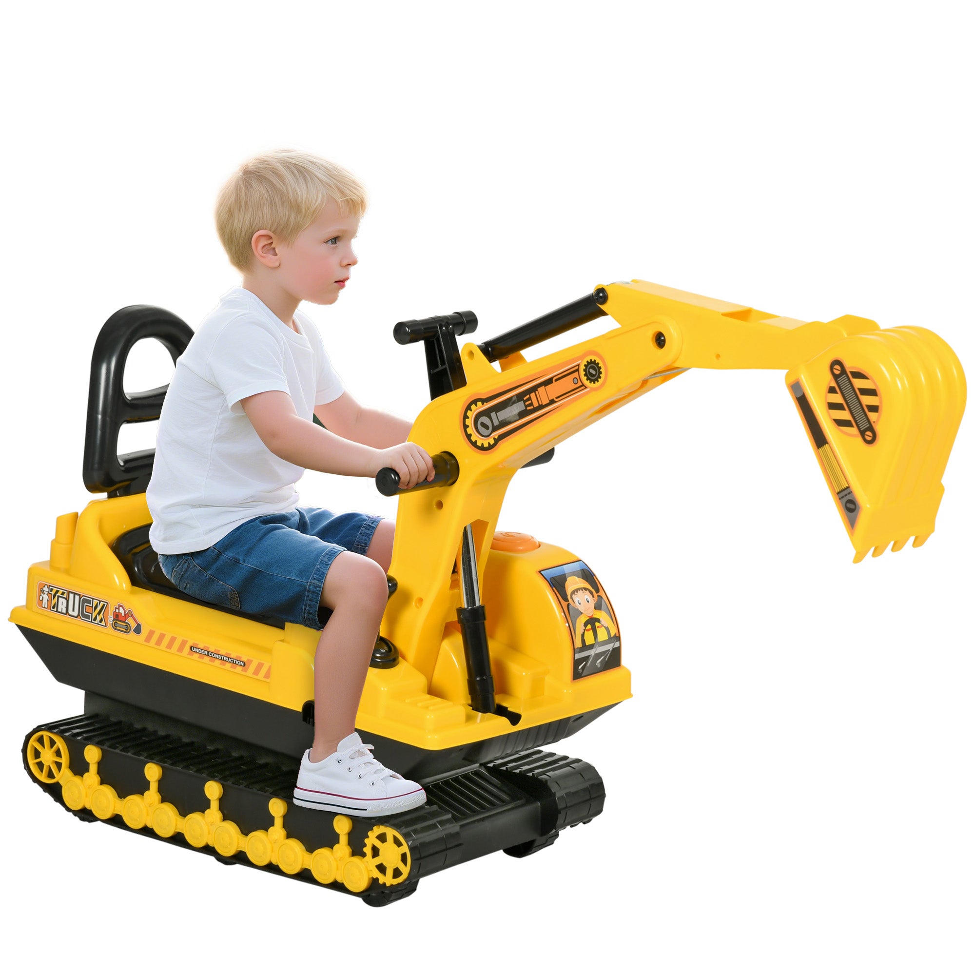 Camion Chantier Tracteur Enfant Jouet avec Lumières et Musique de Camion Chantier Tracteur Enfant Jouet avec Lumières et Musique de