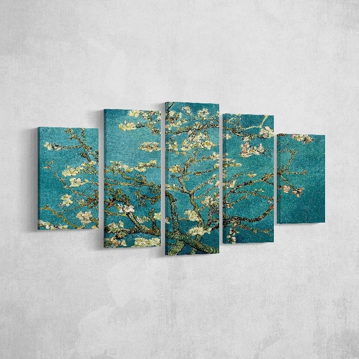Tableau Déco Mural Femme – Impression Sur Toile Fleurs Et Plantes Vertes Rouge, 90x60 Cm, Pour Salon, Bureau Ou Salle De Bain - 2