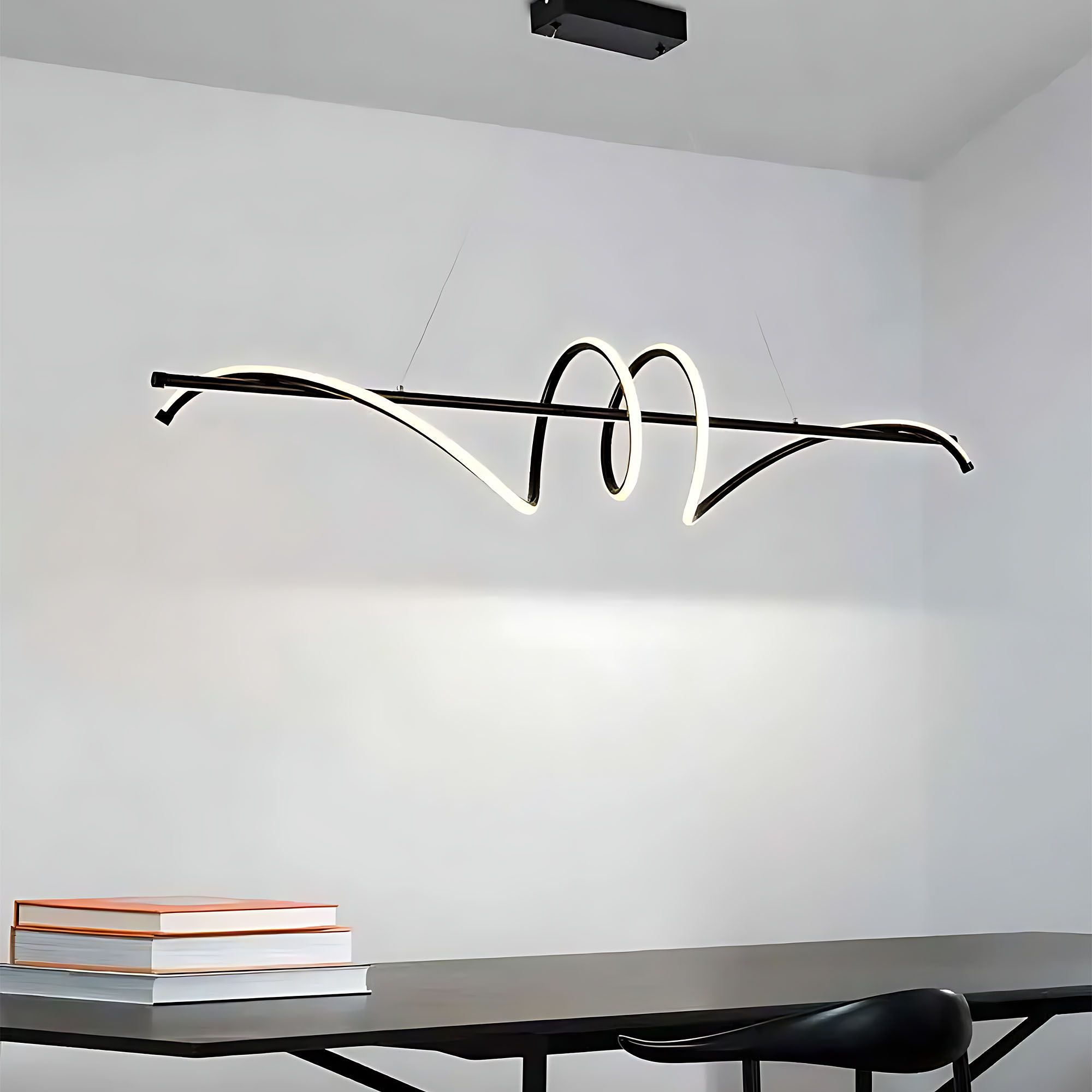 Lampa Sufitowa Wisząca Led Toolight Lhj023-Cp Czarny 120Cm - 8