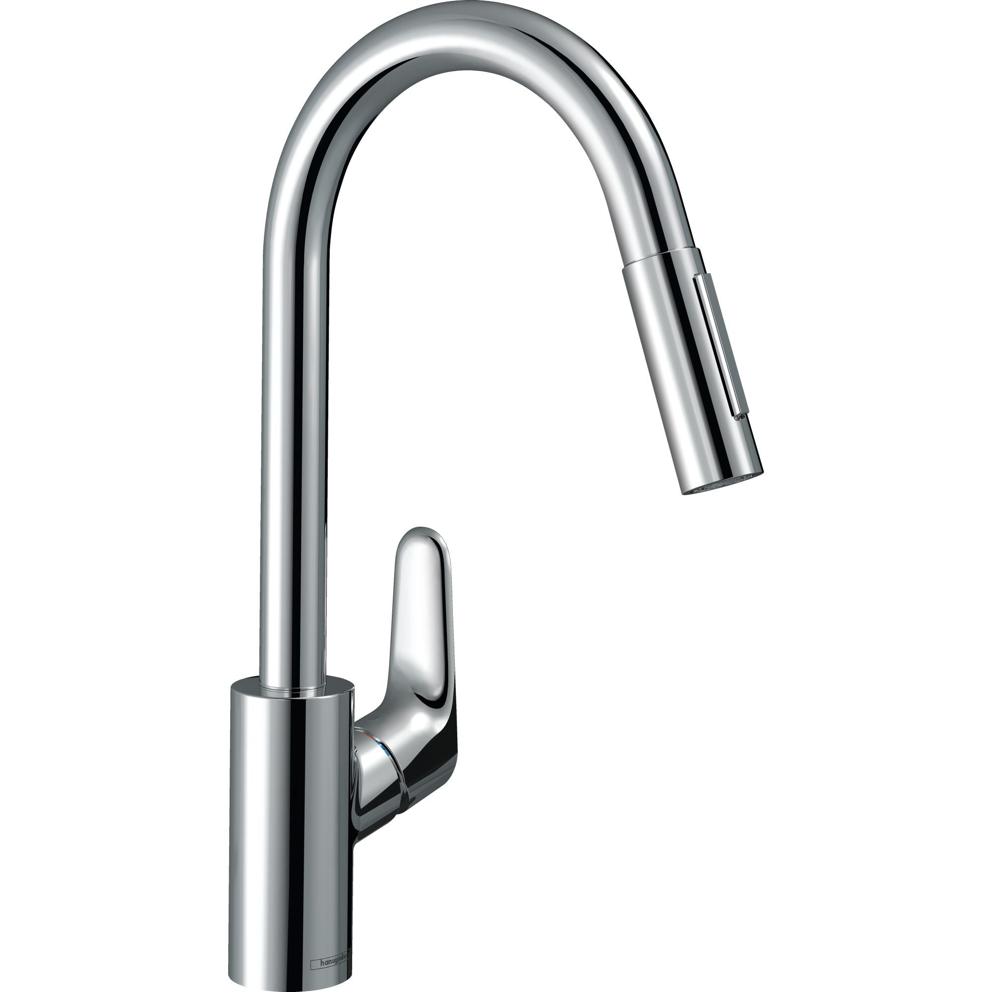 Robinet de cuisine avec douchette HANSGROHE Focus M41 240 2 jets chromé ...