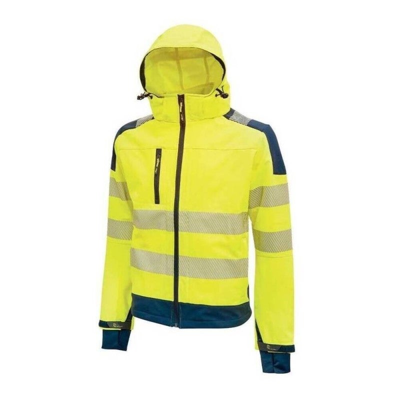 Veste Softshell haute visibilité MIKY Jaune Fluo - U Power - Taille XL - 6