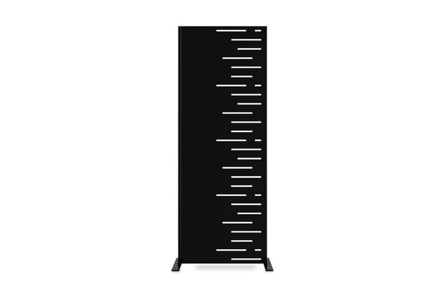 Panneau décoratif ARLBERG noir H.160cm motifs côté droit