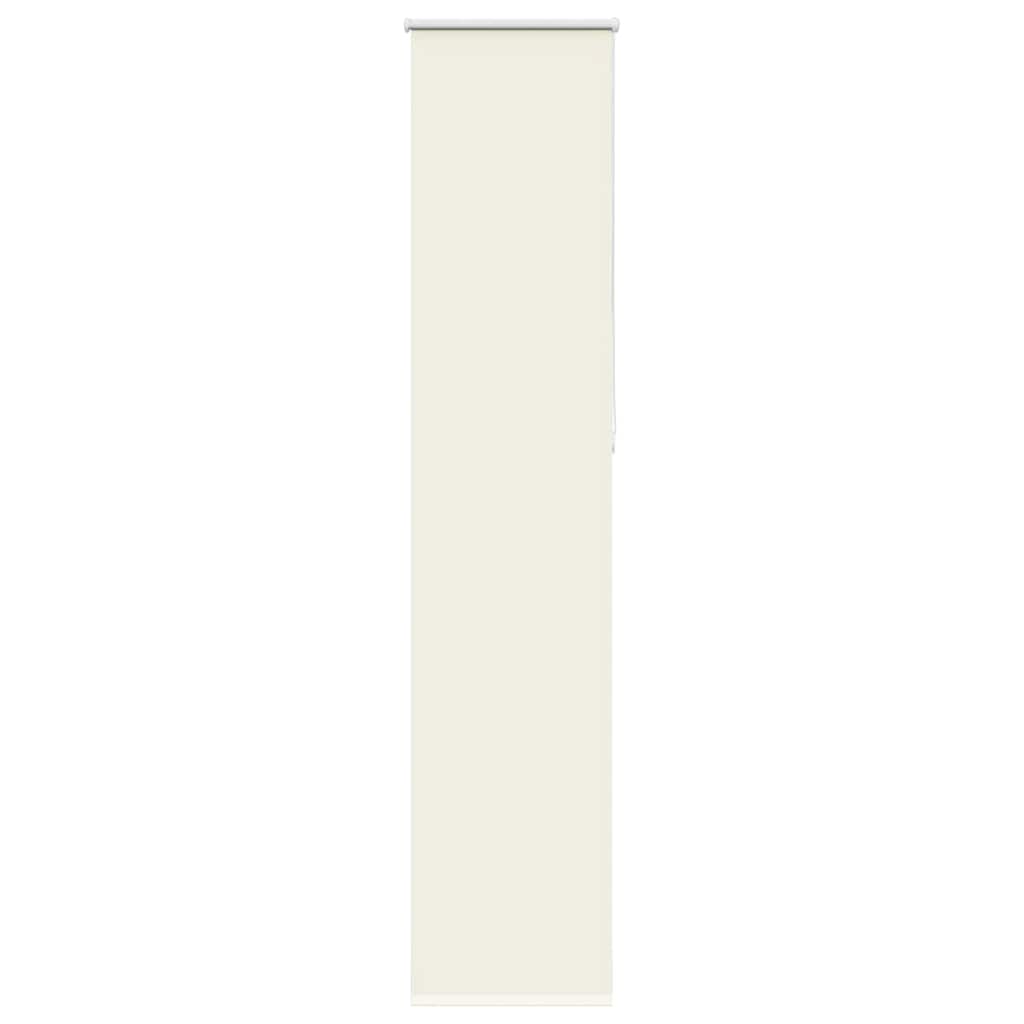 Roleta zaciemniająca Off White 45x230 cm Szerokość tkaniny vidaXL