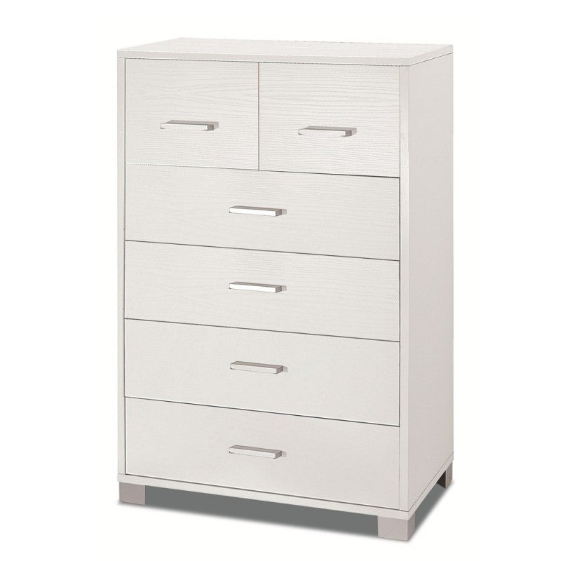 Mobile 4 + 2 Cassetti 70L x 41P x h112 – Finitura Bianco Fiammato – Sarmog - 6